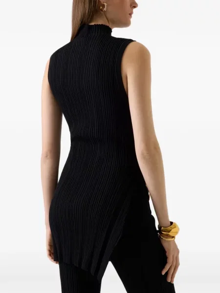 Top Guess tricotate negru