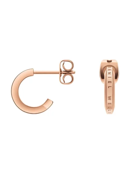 Обеци Daniel Wellington розово