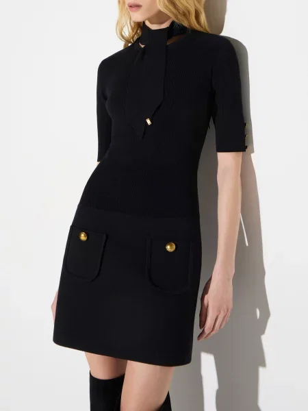 Платье Elisabetta Franchi черное