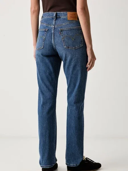 Levi's jeansy straight JEANS FOR niebieskie