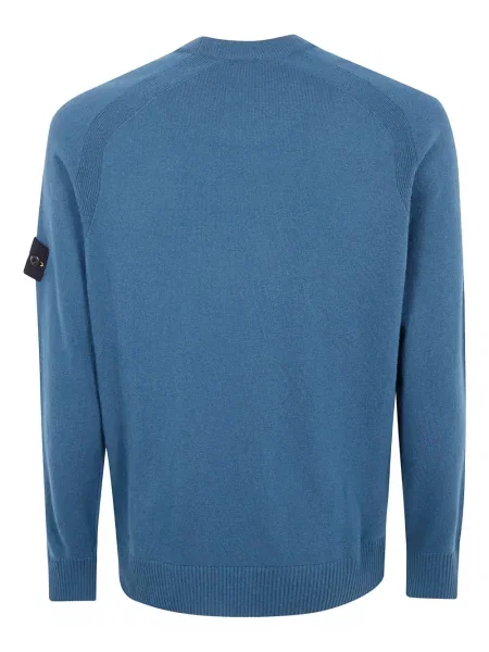 Pulover Stone Island cu strasuri albastru