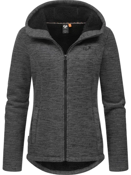Ragwear Geacă tricotată Lyshka închis gri