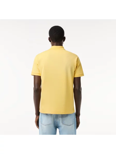 Lacoste Koszulka Polo Oryginał Petit Piqué żółta