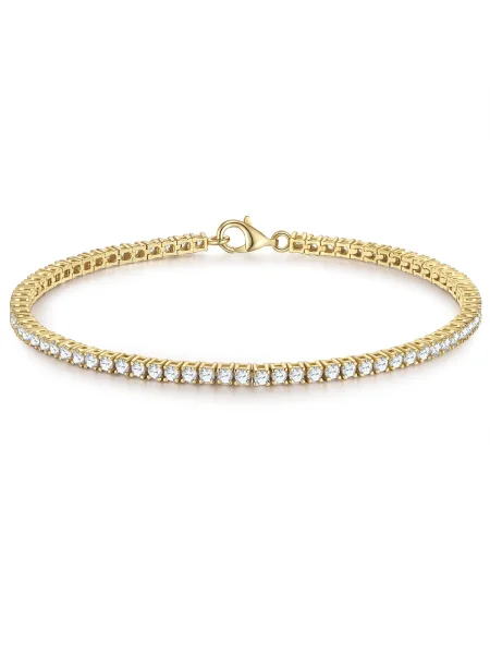 Trilani Zapestnica zlato-rumena / srebrna rumena