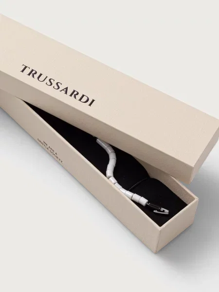 Trussardi bransoletka biała