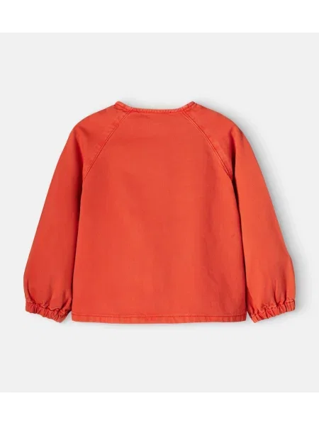 Džinsinė striukė Stella Mccartney oranžinė