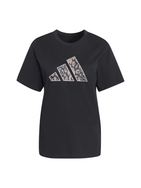 ADIDAS SPORTSWEAR Tricou funcțional Animal Graphic gri taupe / gri metalic / negru alb