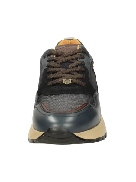 Sneakersy Ambitious skórzane niebieskie