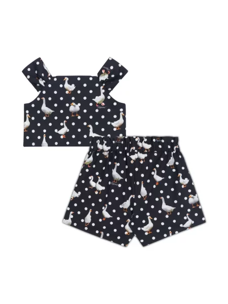 Top dziecięcy Moschino czarny