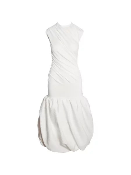Rochie midi Ioana Ciolacu alb