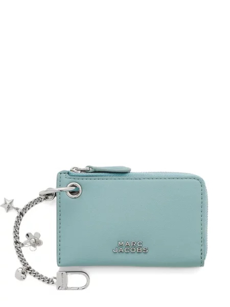Portofel Marc Jacobs din piele albastru