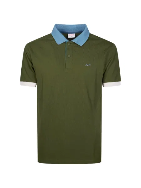 Tricou polo Sun68 verde