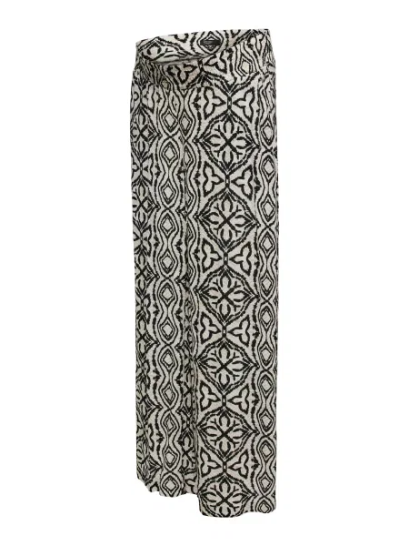 Vero Moda Maternity Pantaloni VMMMenny kitt / gri deschis / negru alb