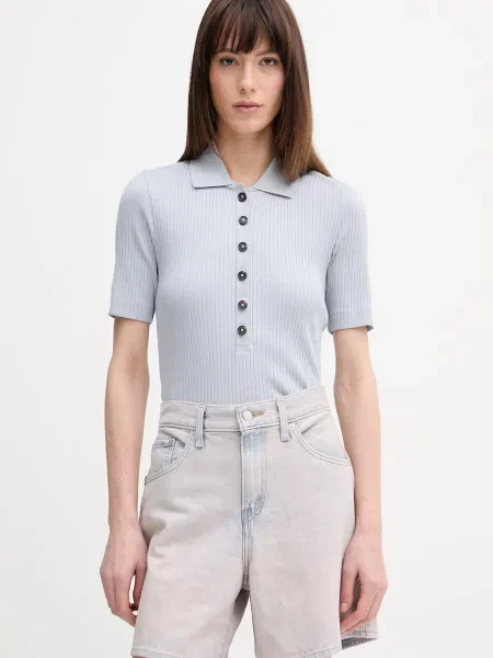 Marc O'Polo tricou polo gri