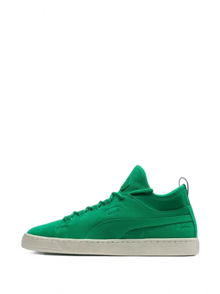 Sneakerși Puma Big Sean din piele de căprioară verde