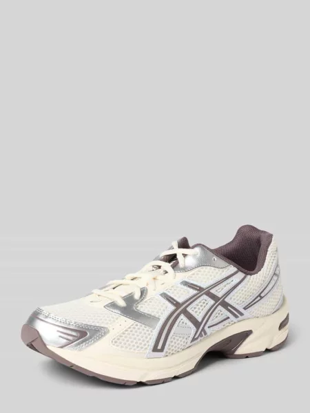 Sneakersy z wiązaniem model Asics beżowe
