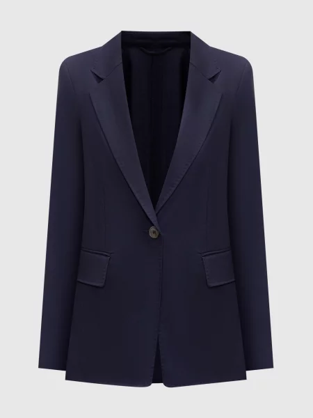 Жакет з вовни Peserico синій