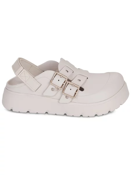 Crocs natikače s platformom za žene Loaferette Clog bež