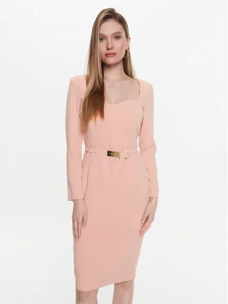 Pinko Rochie cocktail Mendosa roz