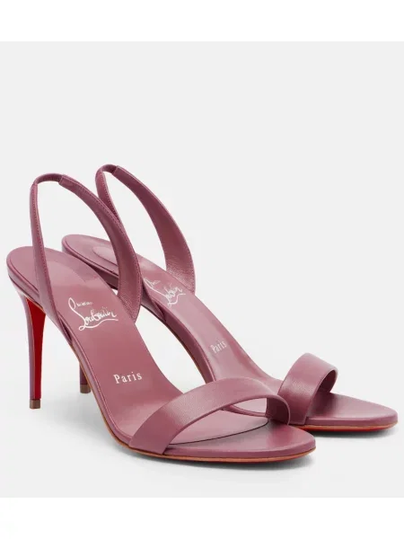 Sandale Christian Louboutin din piele violet