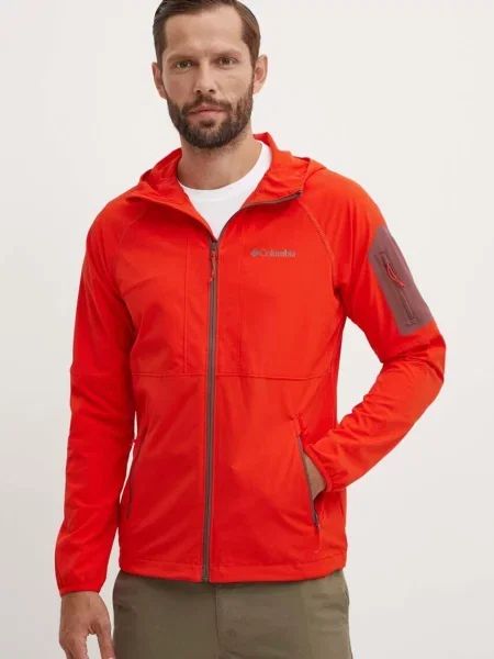 Яке за спортове на открито Columbia Tall Heights с преходна изолация червено