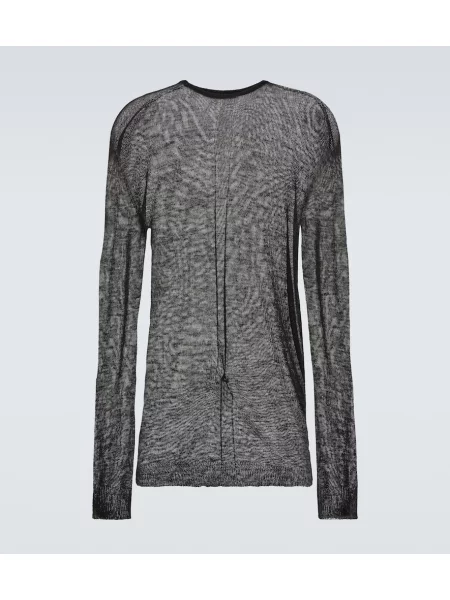 Hanorac Rick Owens de lână negru