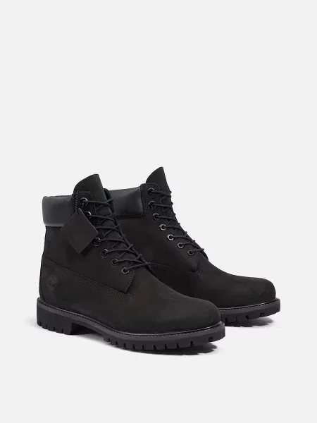 Кожаные ботинки Timberland черные