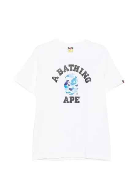 Póló A Bathing Ape® nyomtatás fehér