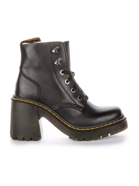 Dr. Martens Obuwie Kobieta 37 EU Skóra Skórzane sznurowane botki czarny