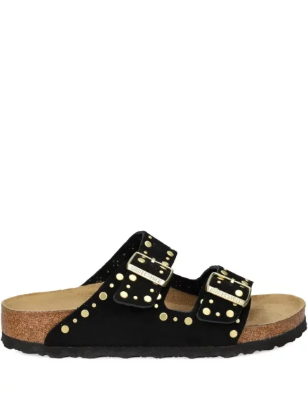 Sandale Birkenstock cu cataramă cu tepi negru
