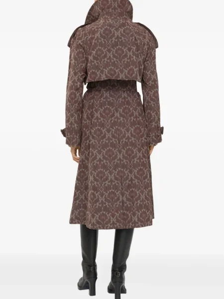 Trenci Burberry cu imagine maro
