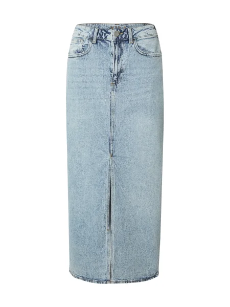 VILA Fustă VIJAF denim albastru