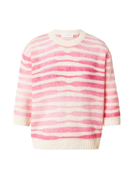 Rich & Royal Pulover roz alb