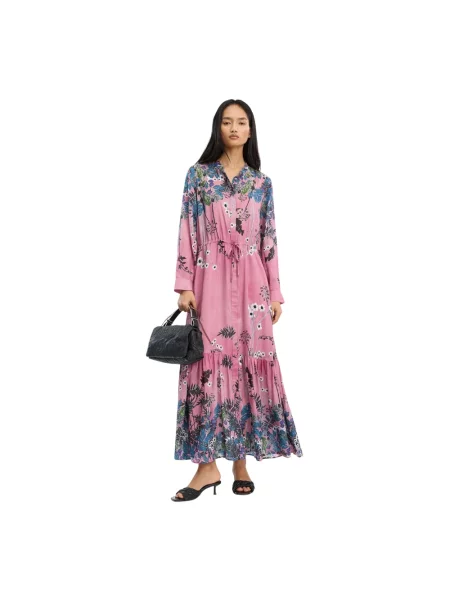 Wielobarwność sukienka koszulowa Munthe