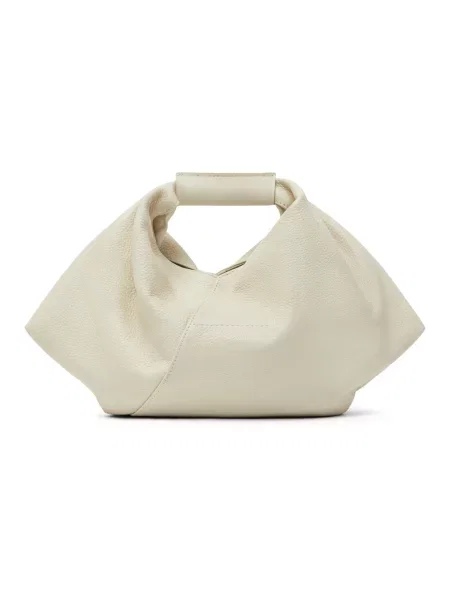 Maison Margiela torebka skórzana beżowa