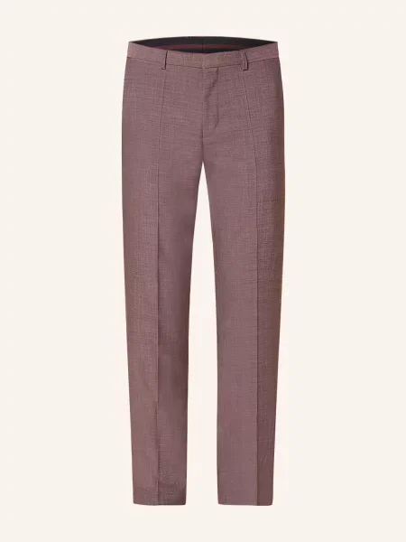 Hugo Kostýmové Kalhoty Hesten Extra Slim Fit light/pastel brown hnědé