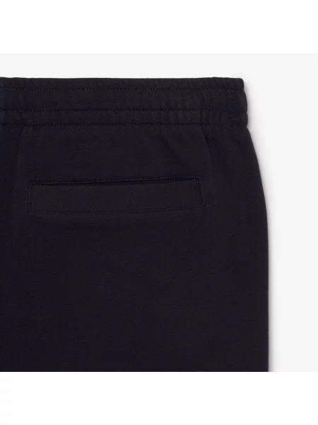 Lacoste Spodnie Dresowe Piqué Regular Fit granatowe