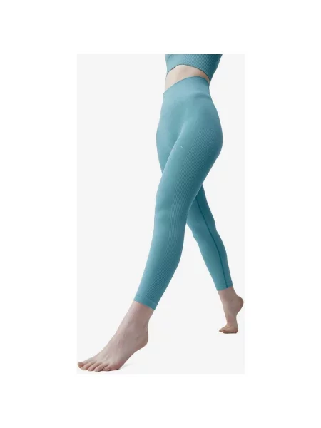 Legginsy długie Born Living Yoga Yami jasny L niebieski