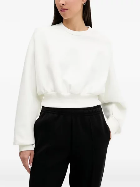 Hanorac crewneck Adidas alb