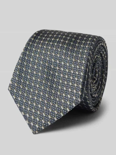 Krawat z detalem z logo Joop! Collection biały