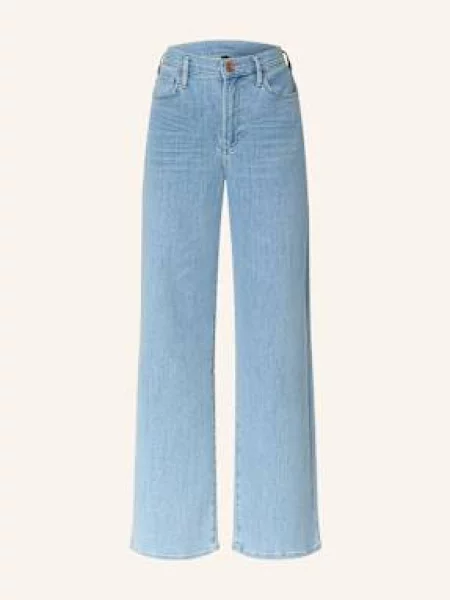 True Religion Flared Džíny Shirley mid blue modré