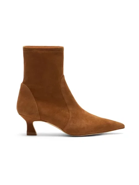 Botki Stuart Weitzman zamszowe brązowe