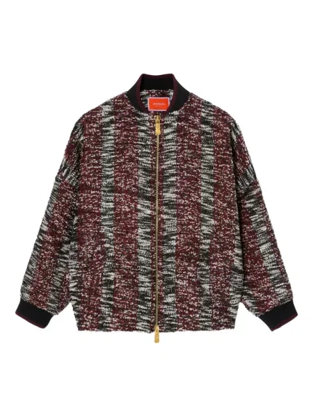 Długi kurtka bomber La Doublej czarny