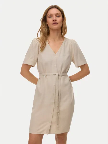 Vero Moda Лятна рокля Mymilo бежов