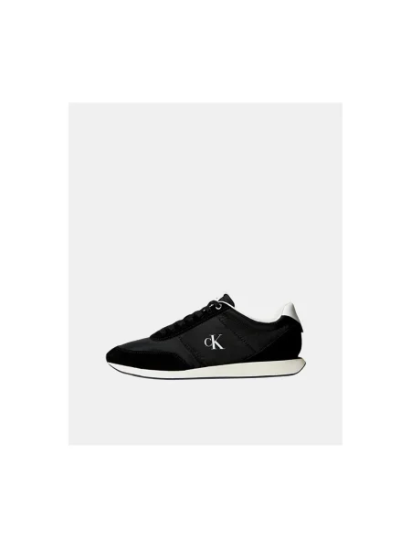 Férfi cipők Calvin Klein Retro Runner Essential MIX MAT black/bright white. Méret: 46 EU fehér