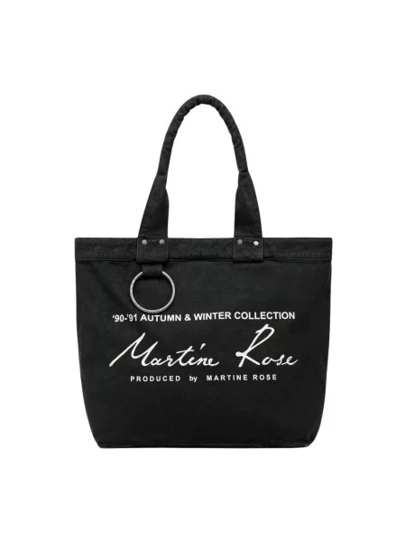 Martine Rose torebka Bondage Tote Bag zielony czarna
