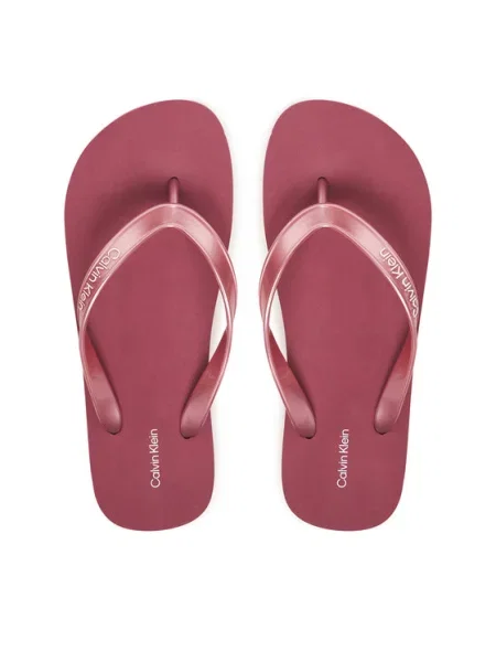 Calvin Klein Japonki Flatform Flip Flop Met Tpu różowy