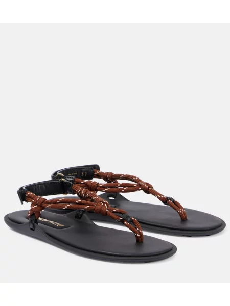 Sandali Miu Miu rjava