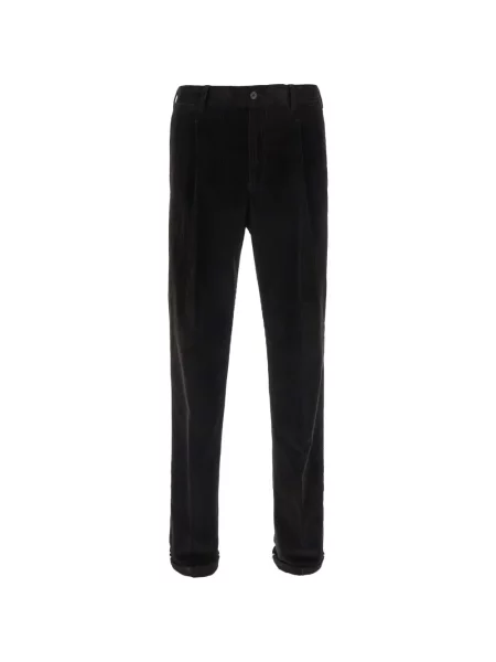 Pantaloni Pt Torino de catifea cord maro