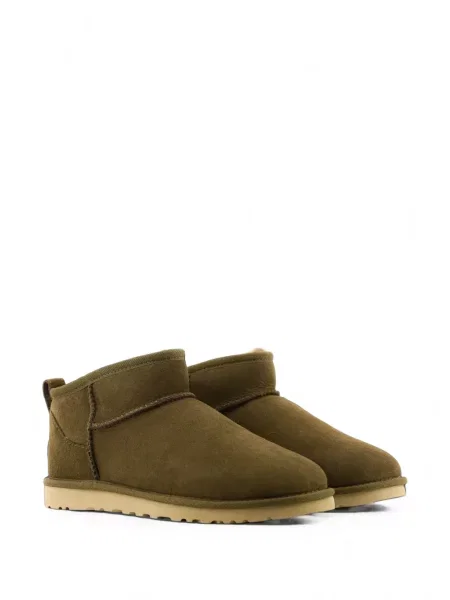 Ghete desert Ugg din piele clasici verde